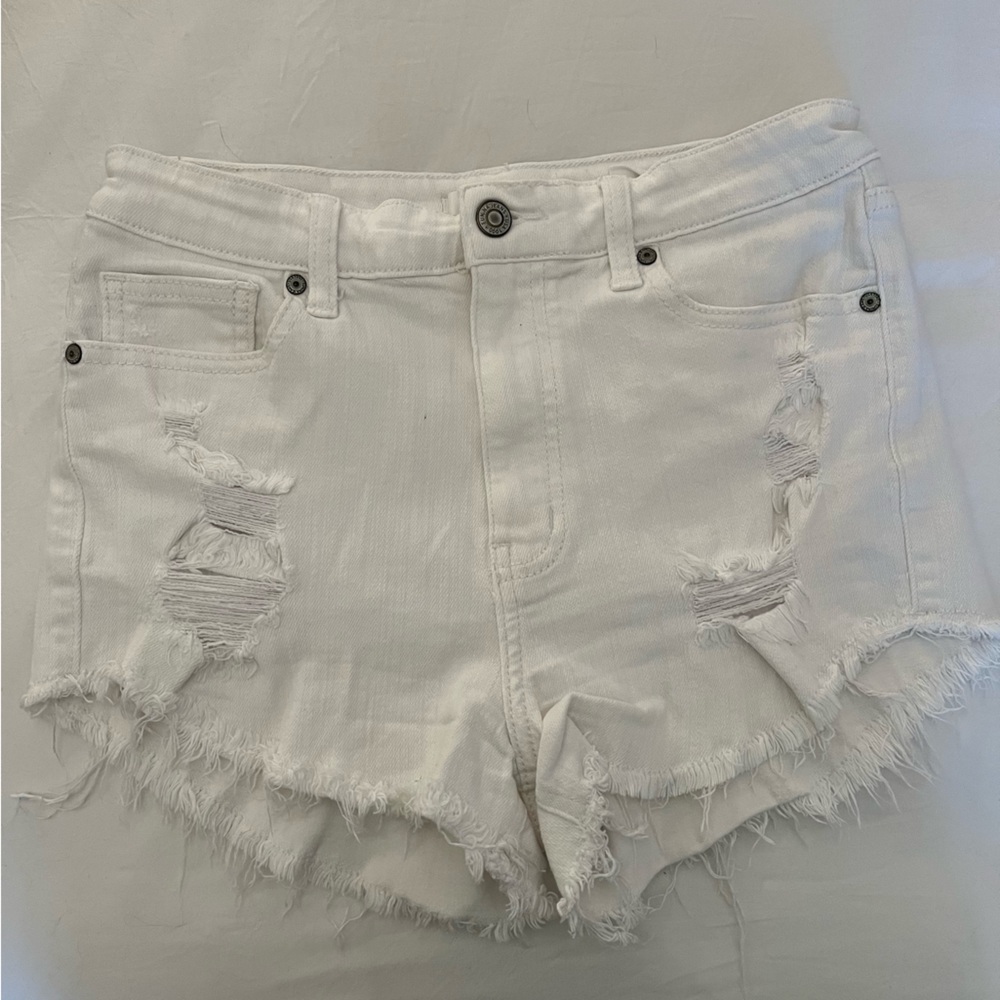 Eunina lulu high rise cut off shortie M white